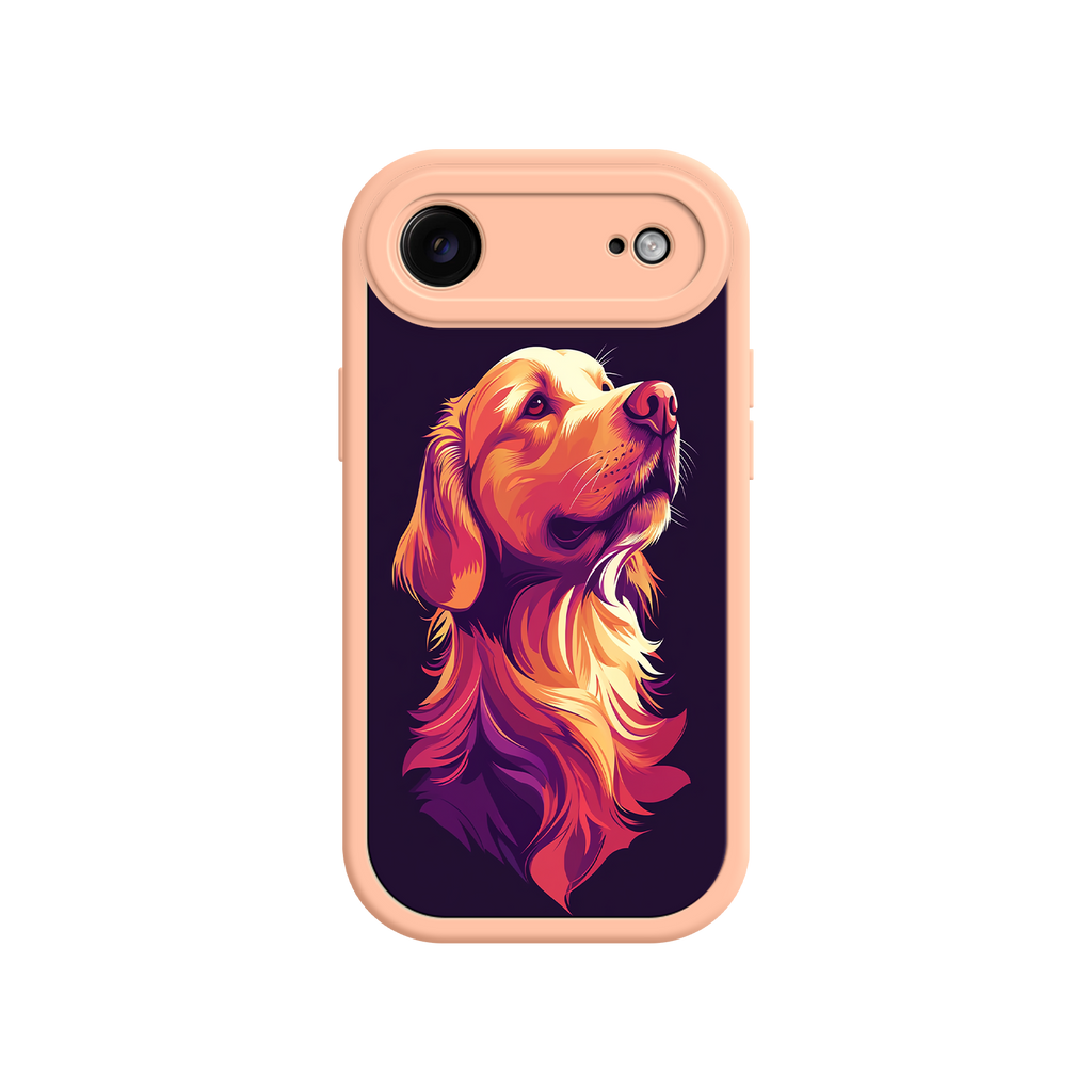 Golden Retriever Pop Art Phone Case – Vibrant Dog Lover Design for iPhone