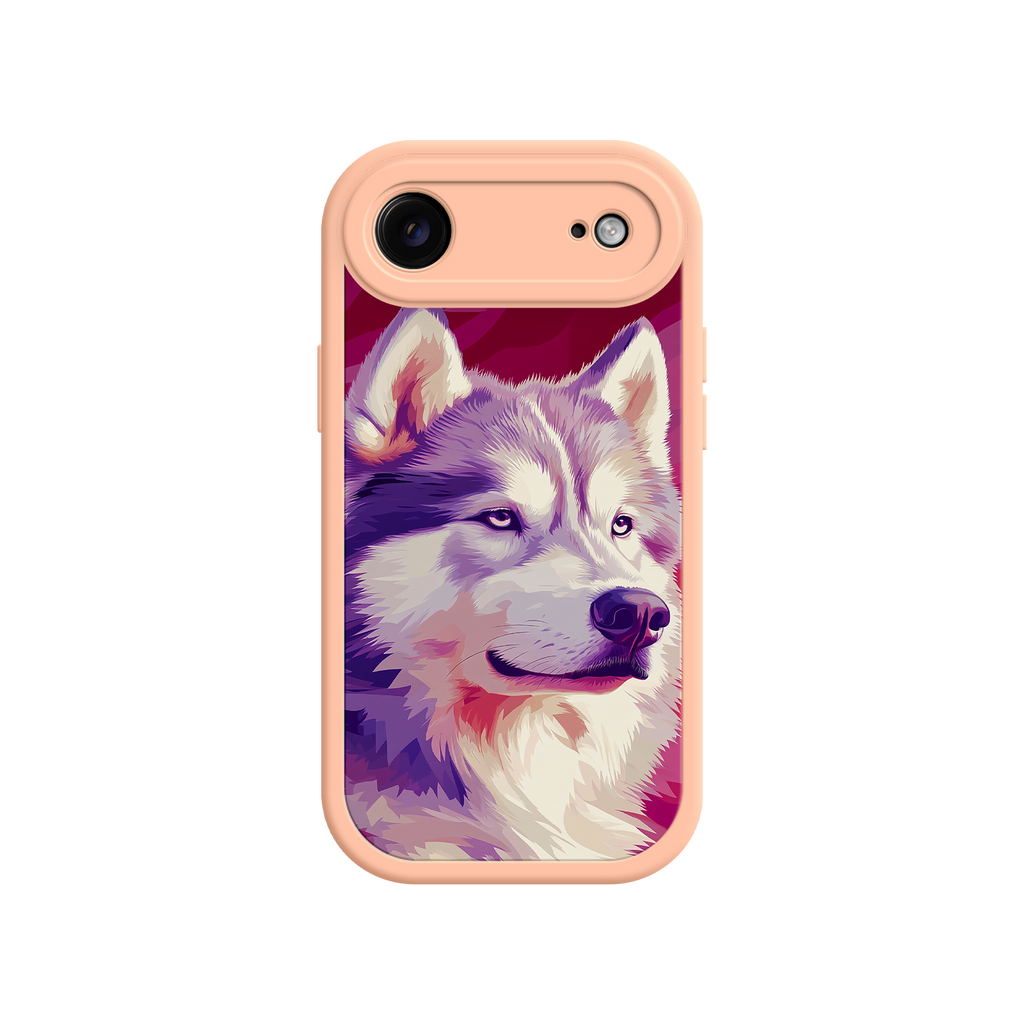 Husky Dog Pop Art Phone Case – Stylish Pet Lover Design for iPhone & Android