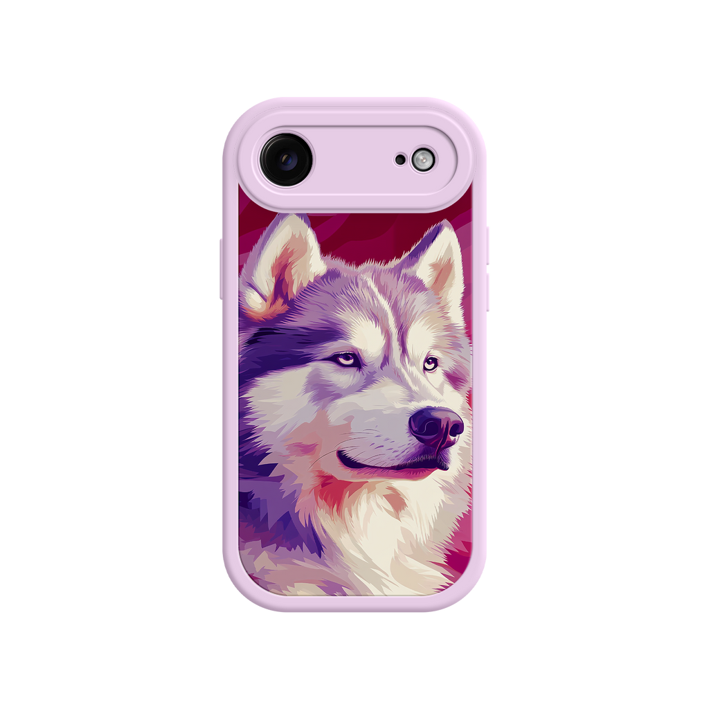Husky Dog Pop Art Phone Case – Stylish Pet Lover Design for iPhone & Android