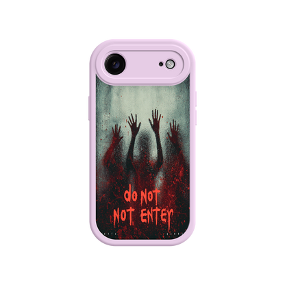Graphic iPhone case with creepy hands and blood