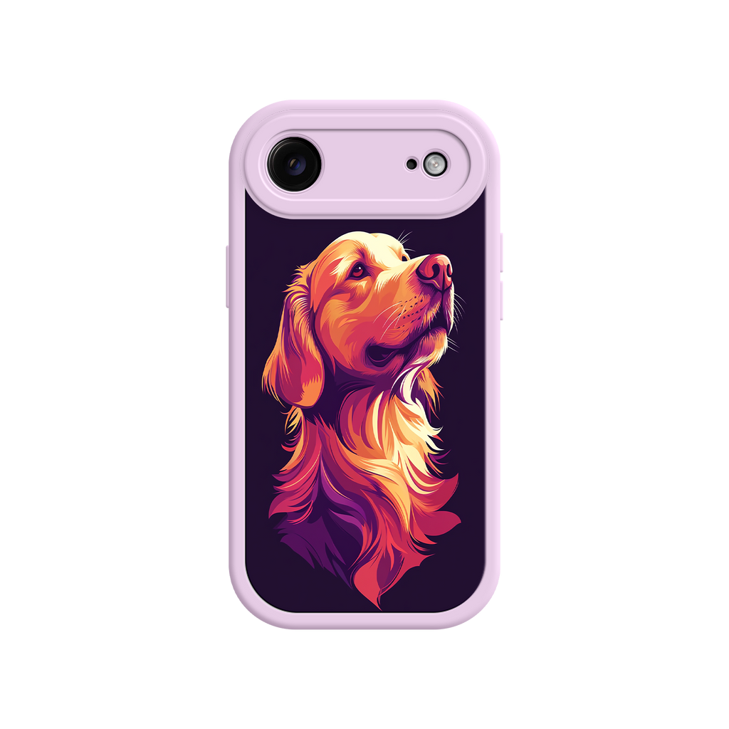Golden Retriever Pop Art Phone Case – Vibrant Dog Lover Design for iPhone