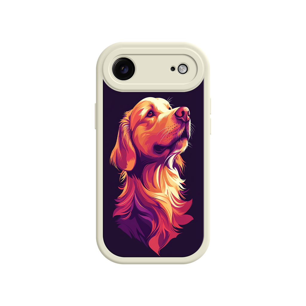 Golden Retriever Pop Art Phone Case – Vibrant Dog Lover Design for iPhone