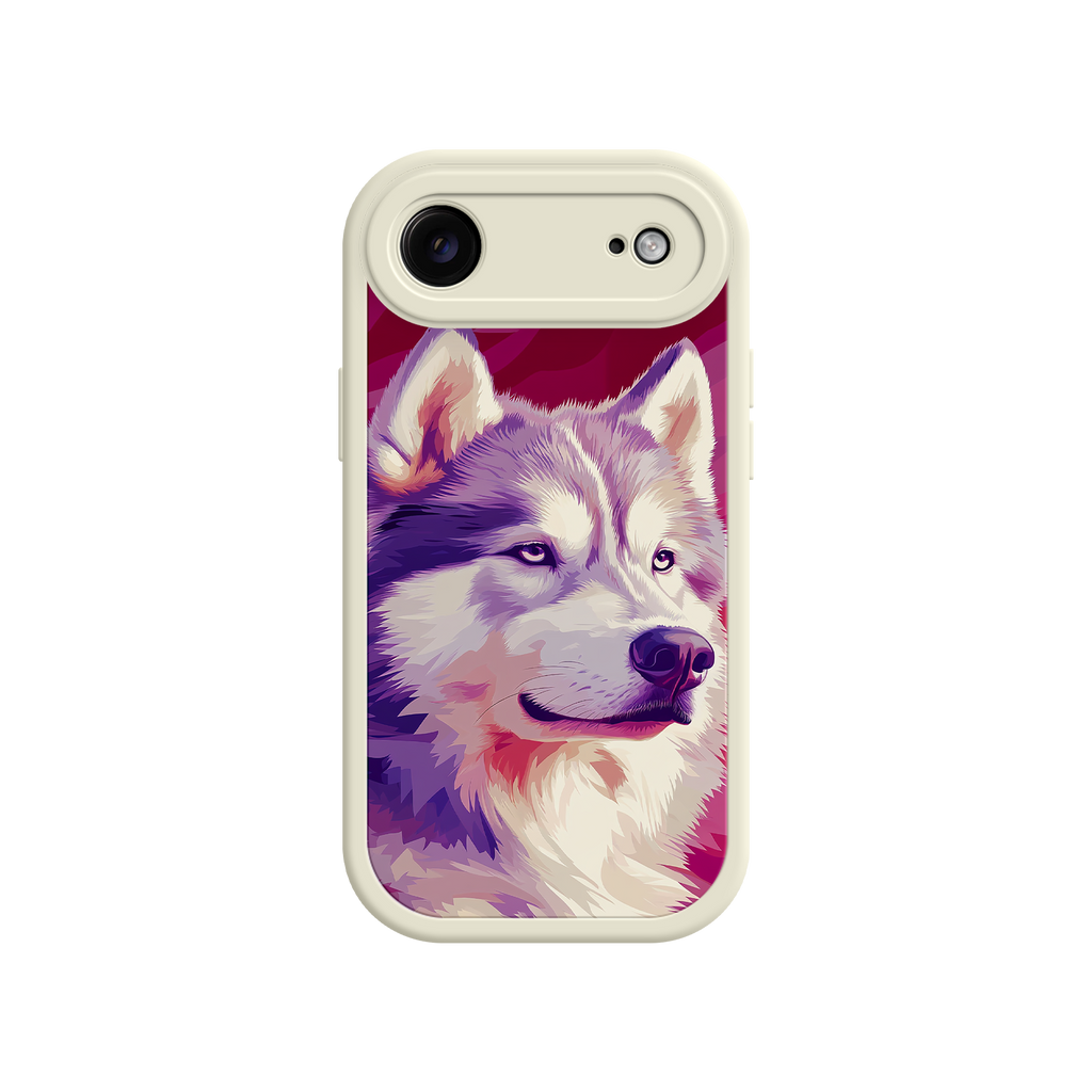 Husky Dog Pop Art Phone Case – Stylish Pet Lover Design for iPhone & Android