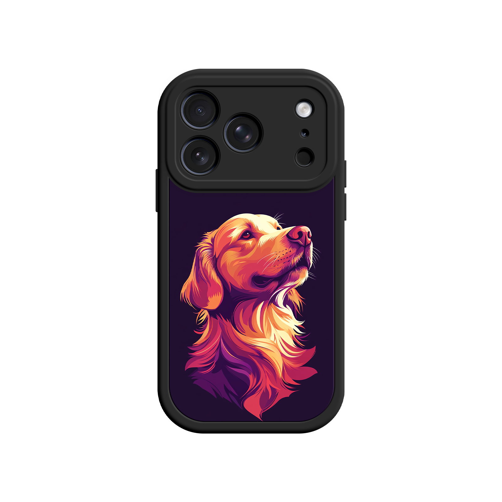 Golden Retriever Pop Art Phone Case – Vibrant Dog Lover Design for iPhone