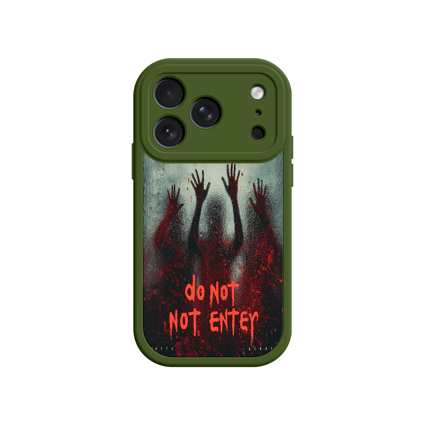 Foggy horror phone case with dramatic visual impact