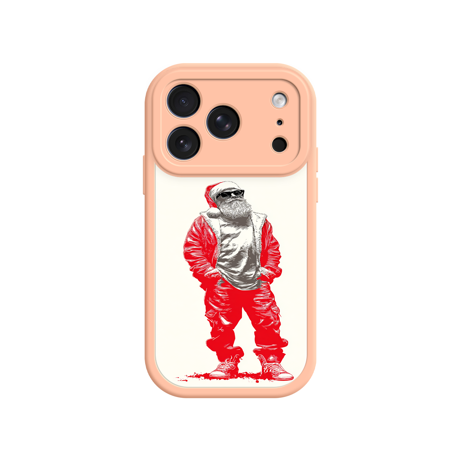 Red Santa phone case for Christmas shoppers
