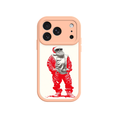Red Santa phone case for Christmas shoppers