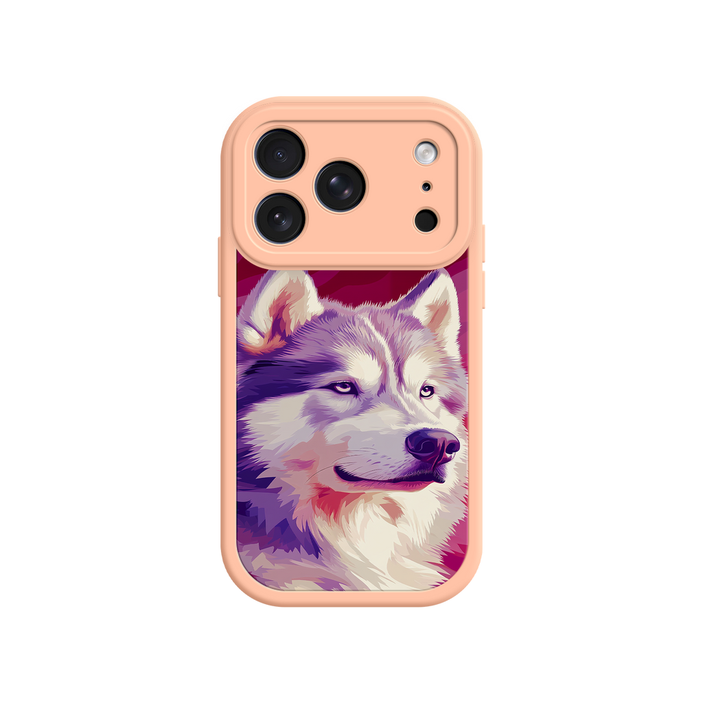 Husky Dog Pop Art Phone Case – Stylish Pet Lover Design for iPhone & Android