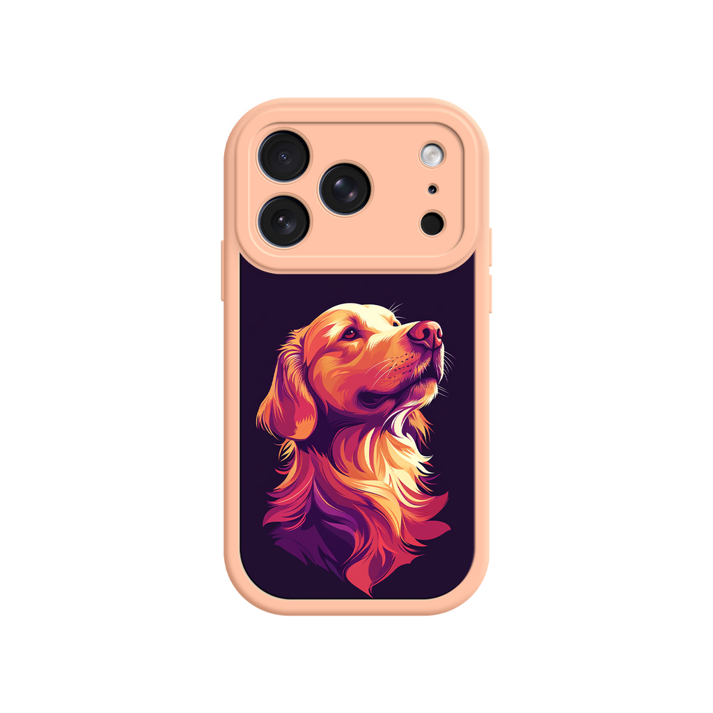 Golden Retriever Pop Art Phone Case – Vibrant Dog Lover Design for iPhone