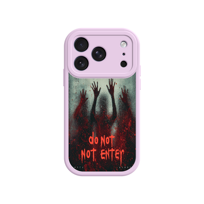 Artistic phone case with thriller-inspired design