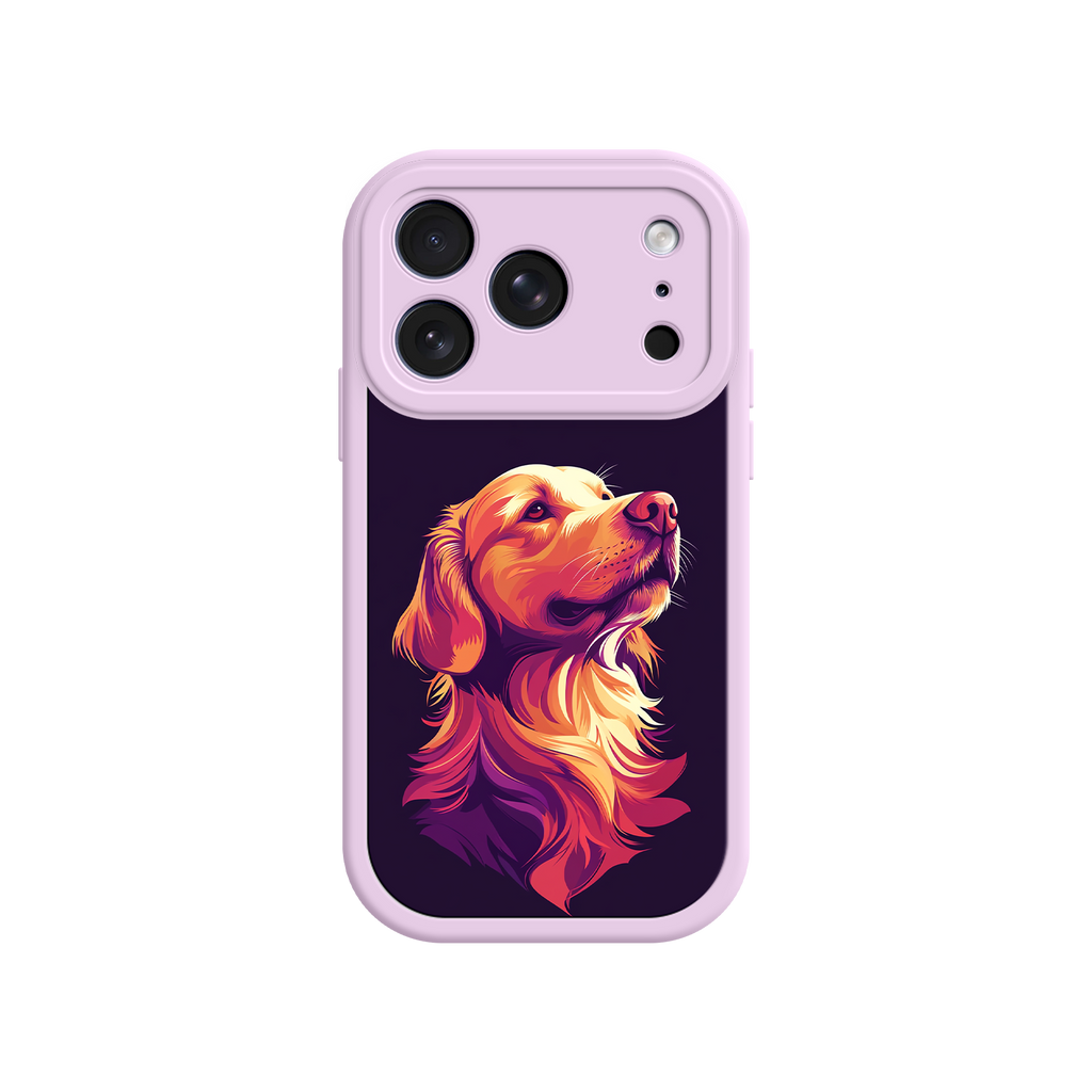 Golden Retriever Pop Art Phone Case – Vibrant Dog Lover Design for iPhone