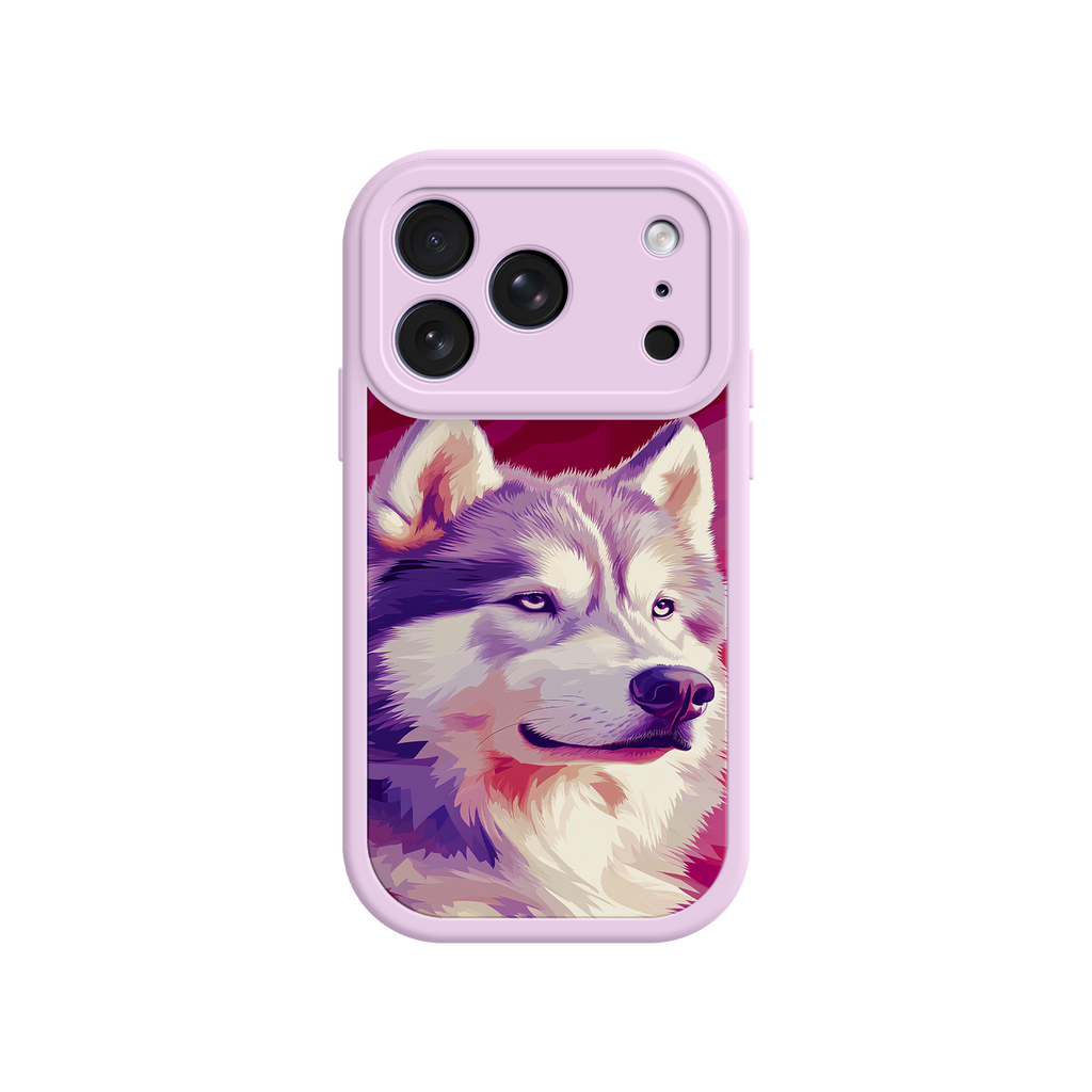 Husky Dog Pop Art Phone Case – Stylish Pet Lover Design for iPhone & Android
