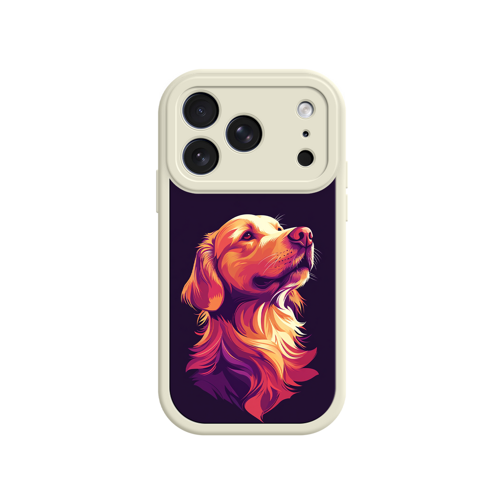 Golden Retriever Pop Art Phone Case – Vibrant Dog Lover Design for iPhone