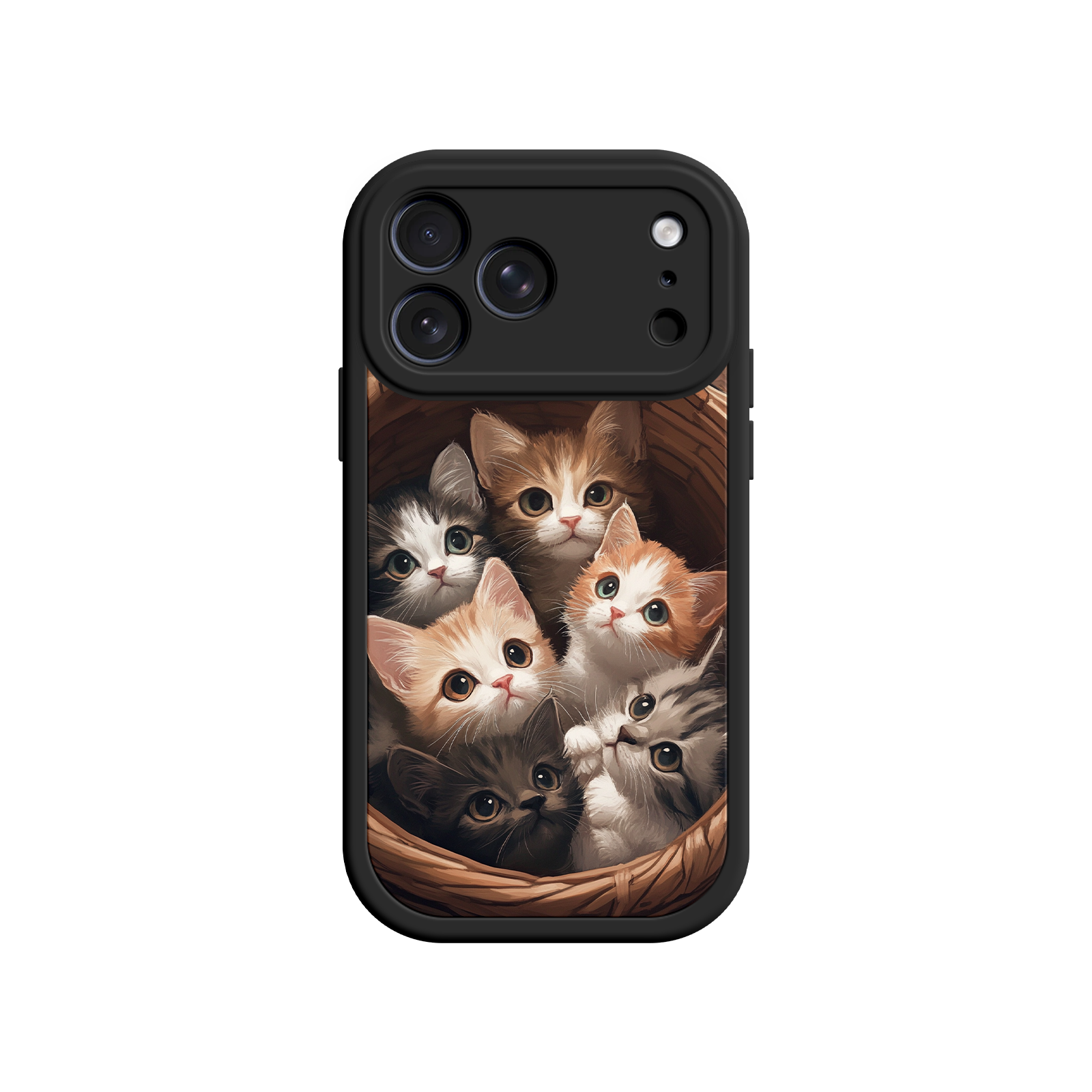 Adorable kitten phone case with cozy design