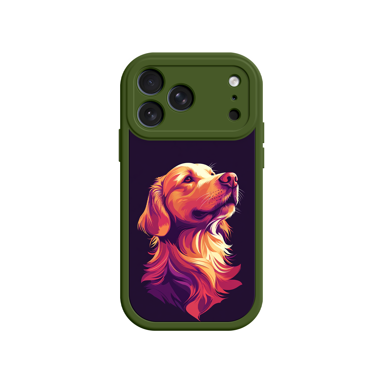 Golden Retriever Pop Art Phone Case – Vibrant Dog Lover Design for iPhone