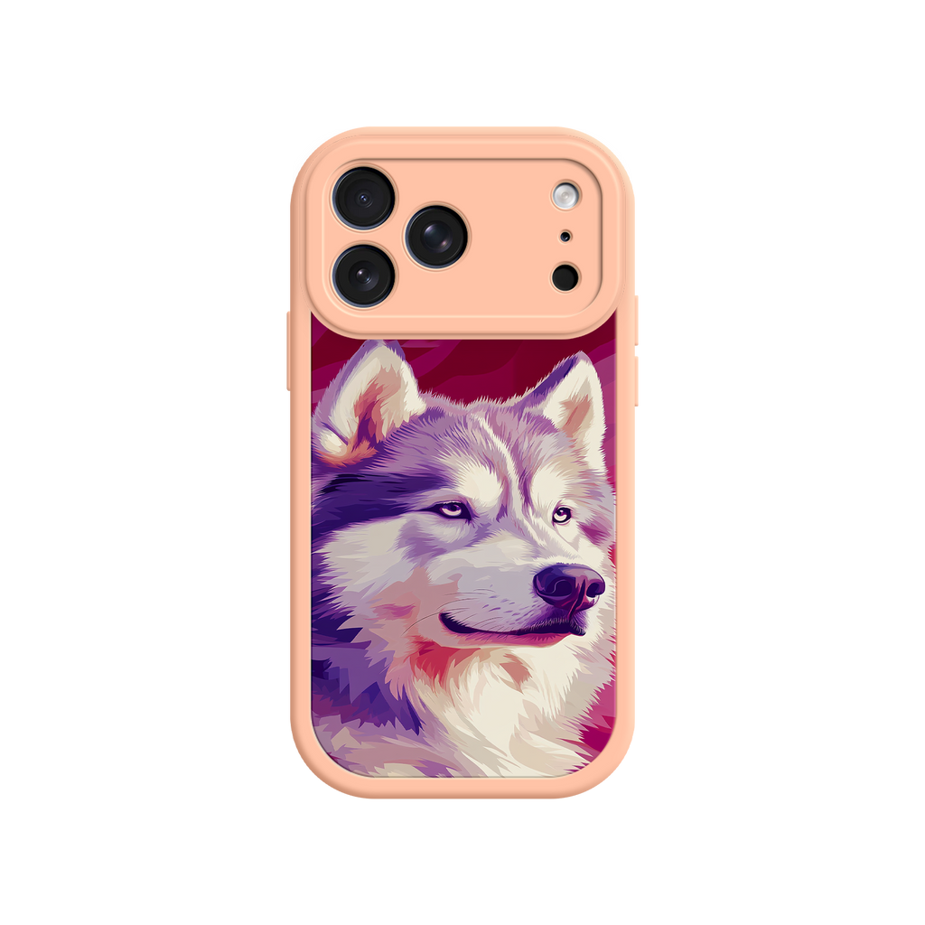 Husky Dog Pop Art Phone Case – Stylish Pet Lover Design for iPhone & Android