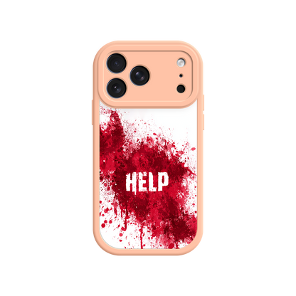 Scary iPhone case featuring horror-style artwork