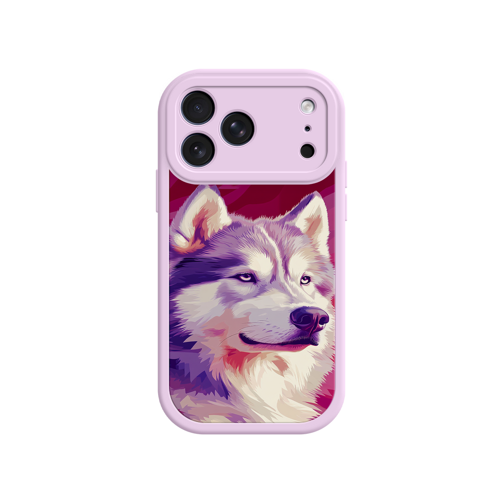 Husky Dog Pop Art Phone Case – Stylish Pet Lover Design for iPhone & Android