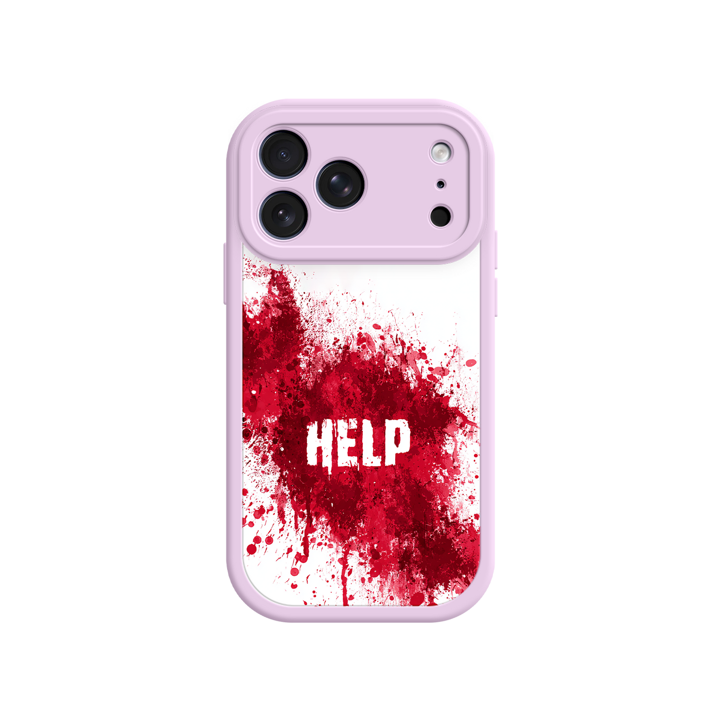 Red splatter iPhone case for edgy style lovers