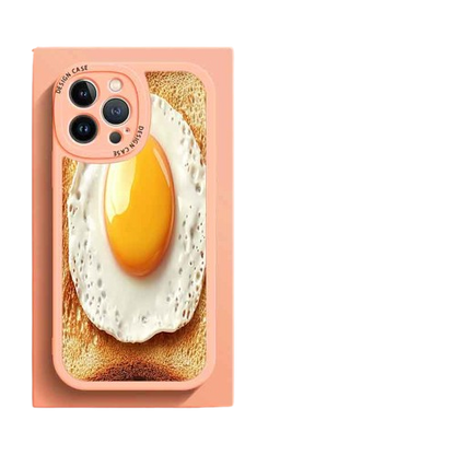 #MC0044 Factory Wholesale Creative Eggs and Sausages Phone case