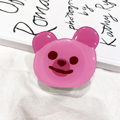 #S0031 Factory Wholesale Cartoon PopSockets Cute Ins phone PopGrip, adjustable cellphone stand, retractable smartphone holder, phone mount support, Foldable Kickstand, handheld accessories Folding