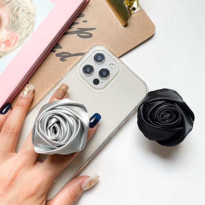 Rose Cushion PopSockets phone PopGrip, Desktop Bracket, adjustable cellphone stand, retractable smartphone holder, phone mount support, Folding Kickstand, handheld accessories