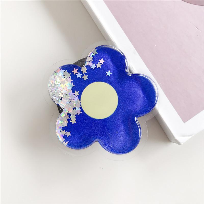 #S0020 Factory Wholesale Quicksand PopSockets Desktop Airbag Glitter phone PopGrip, adjustable cellphone stand, retractable smartphone holder, phone mount support, Folding Kickstand, handheld accessories