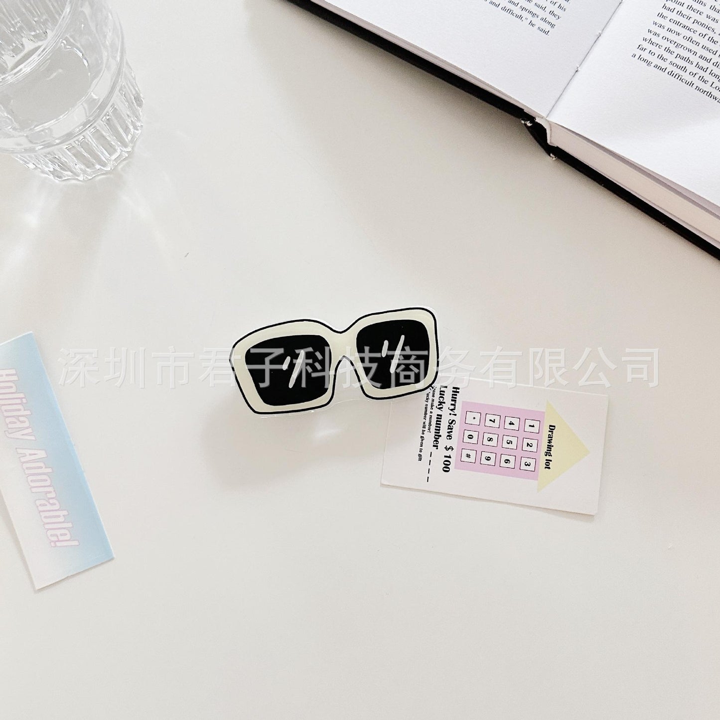 #S0021 Factory Wholesale Sun Glasses PopSockets Desktop phone PopGrip Airbag, adjustable cellphone stand, retractable smartphone holder, phone mount support, Folding Kickstand, handheld accessories