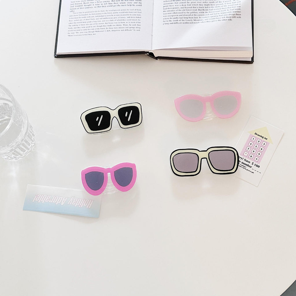 Sun Glasses PopSockets Desktop phone PopGrip Airbag, adjustable cellphone stand, retractable smartphone holder, phone mount support, Folding Kickstand, handheld accessories