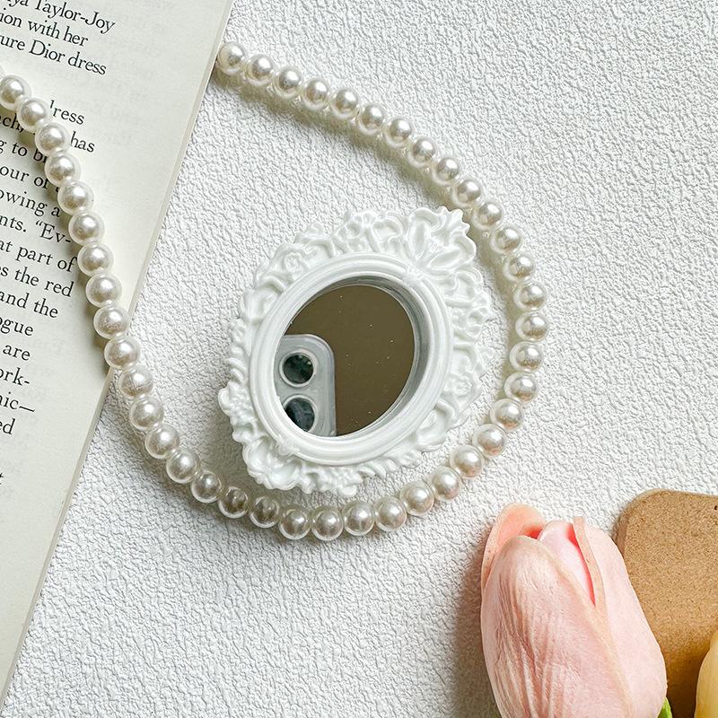Retro Mirror PopSockets phone PopGrip, Desktop Bracket, adjustable cellphone stand, retractable smartphone holder, phone mount support, Folding Kickstand, handheld accessories