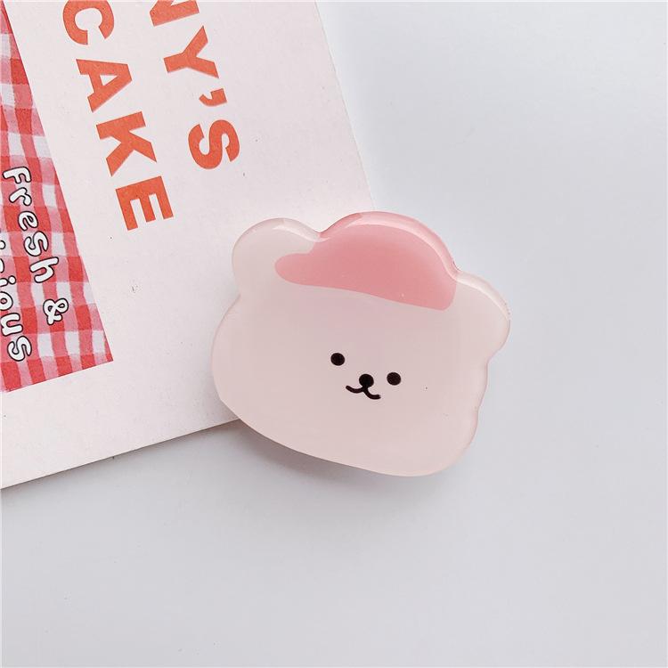 Cartoon PopSockets Cute Ins phone PopGrip, adjustable cellphone stand, retractable smartphone holder, phone mount support, Foldable Kickstand, handheld accessories Folding