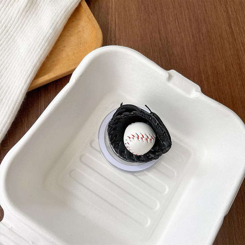 PopSockets Baseball Racket phone PopGrip, Adjustable cellphone stand, Retractable smartphone holder, phone mount support, Expanding Kickstand, handheld accessories Mobile
