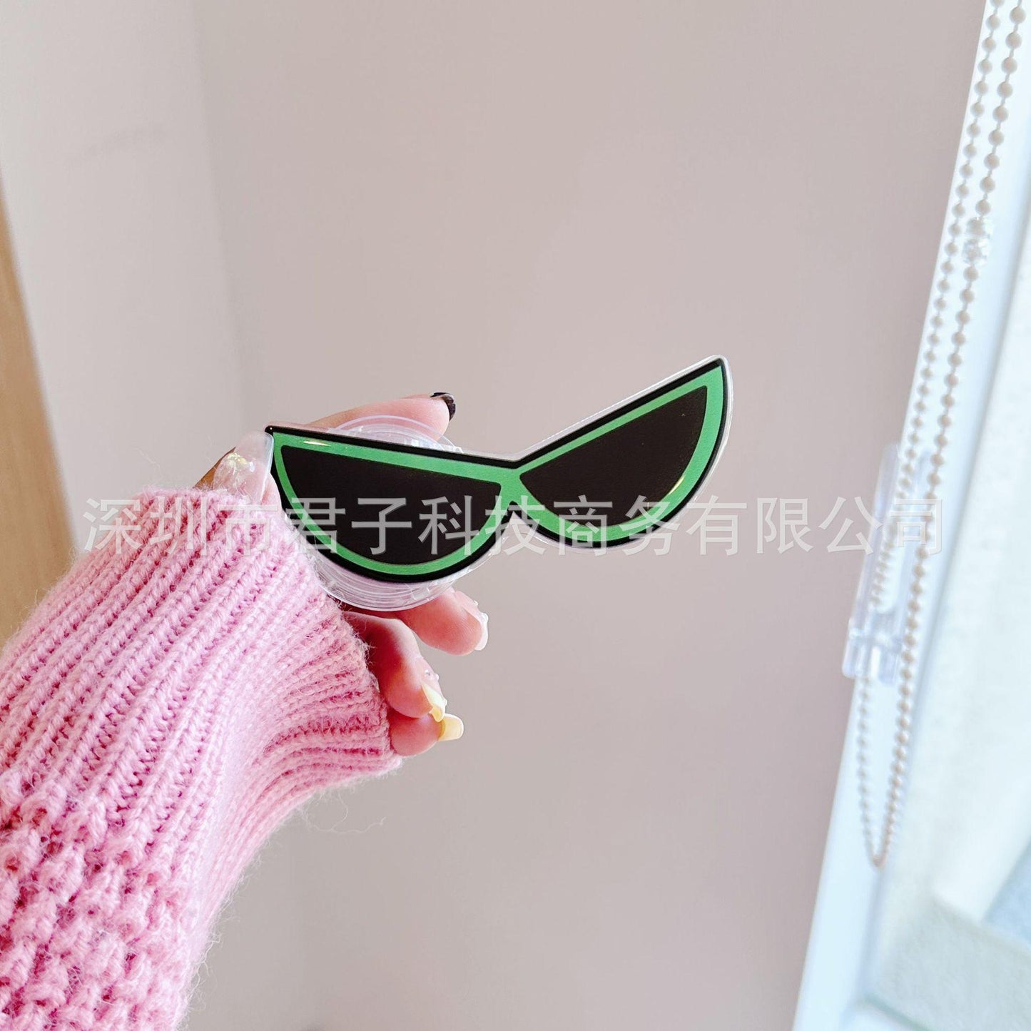 #S0021 Factory Wholesale Sun Glasses PopSockets Desktop phone PopGrip Airbag, adjustable cellphone stand, retractable smartphone holder, phone mount support, Folding Kickstand, handheld accessories