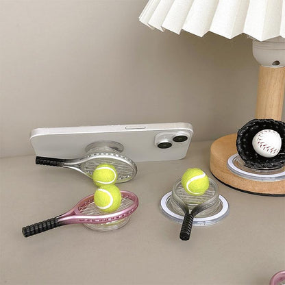 #S0036 Factory Wholesale PopSockets Baseball Racket phone PopGrip, Adjustable cellphone stand, Retractable smartphone holder, phone mount support, Expanding Kickstand, handheld accessories Mobile