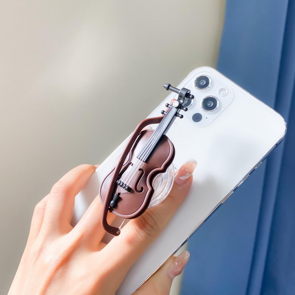 Violin PopSockets phone PopGrip, Desktop Bracket, adjustable cellphone stand, retractable smartphone holder, phone mount support, Folding Kickstand, handheld accessories