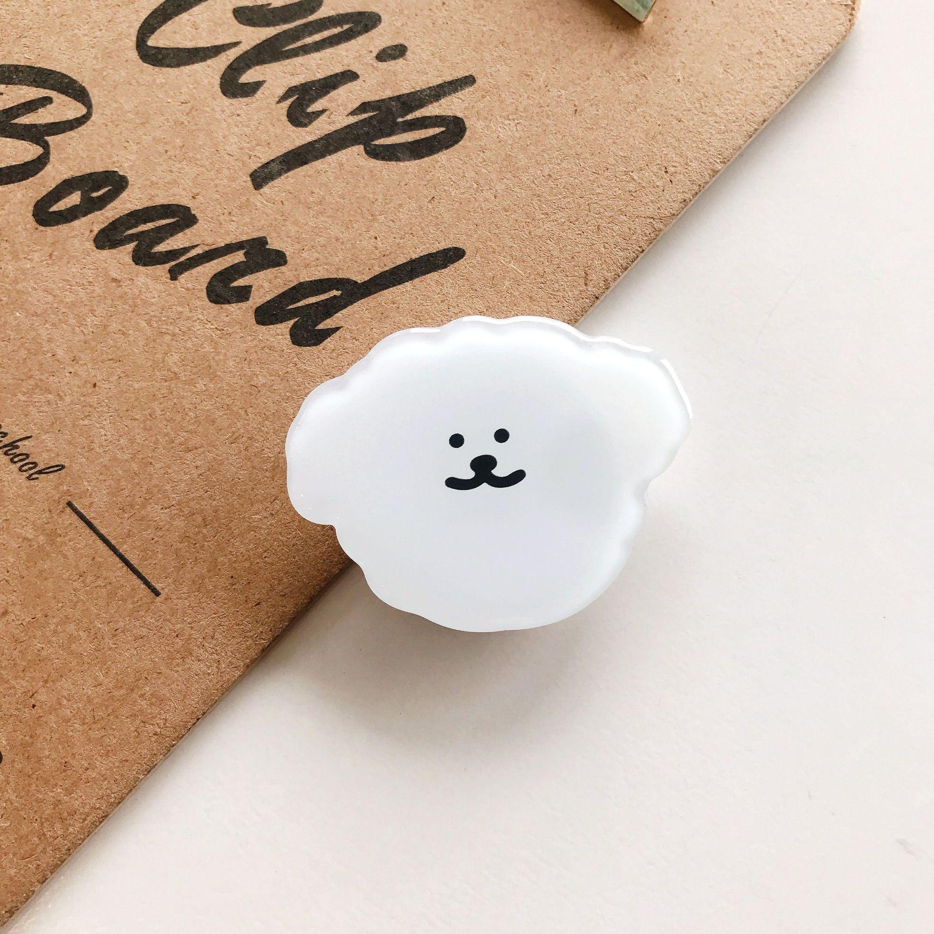 Cartoon PopSockets Cute Ins phone PopGrip, adjustable cellphone stand, retractable smartphone holder, phone mount support, Foldable Kickstand, handheld accessories Folding
