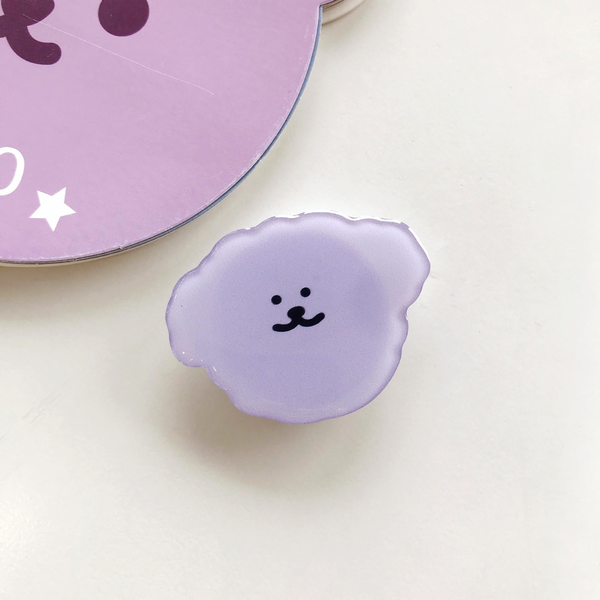 Cartoon PopSockets Cute Ins phone PopGrip, adjustable cellphone stand, retractable smartphone holder, phone mount support, Foldable Kickstand, handheld accessories Folding