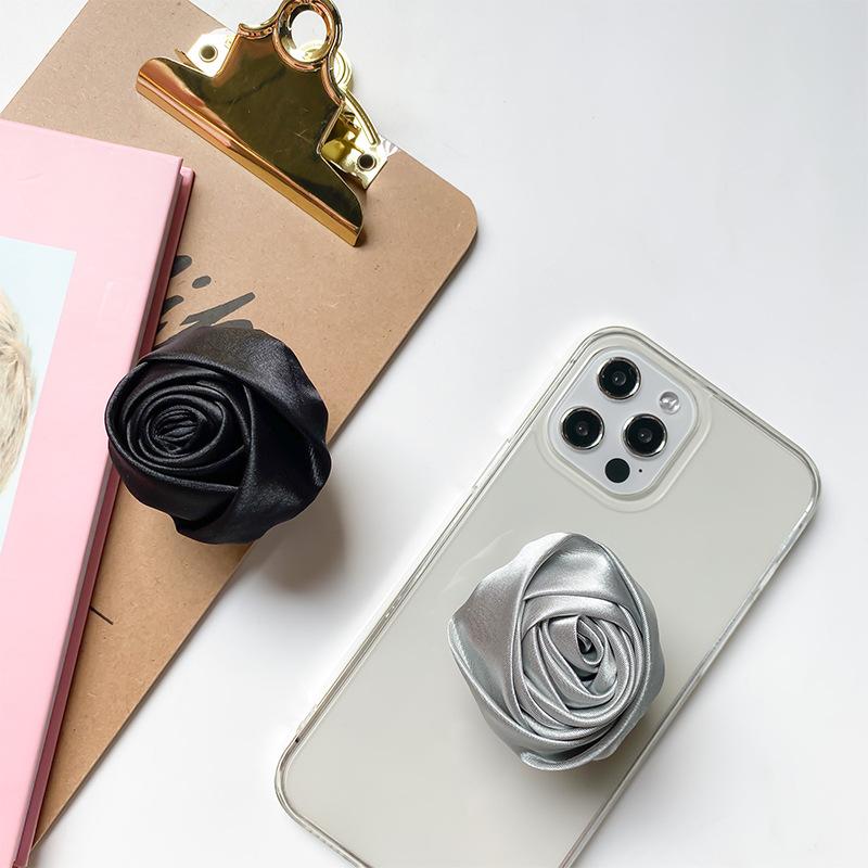 Rose Cushion PopSockets phone PopGrip, Desktop Bracket, adjustable cellphone stand, retractable smartphone holder, phone mount support, Folding Kickstand, handheld accessories