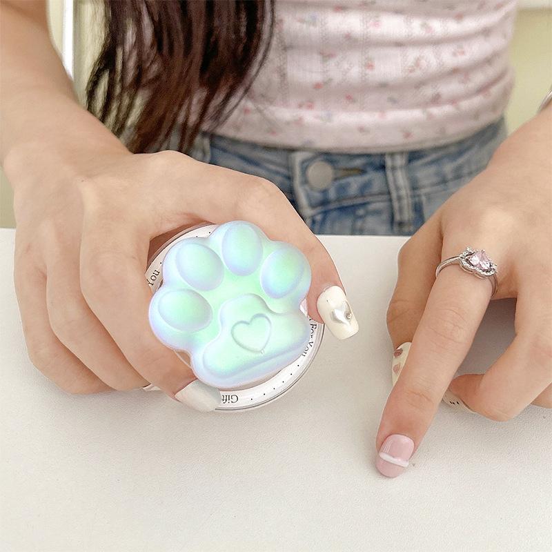 Magsafe Cat Paw Airbag PopSockets phone PopGrip, adjustable cellphone stand, retractable smartphone holder, phone mount support, Foldable Kickstand, handheld accessories