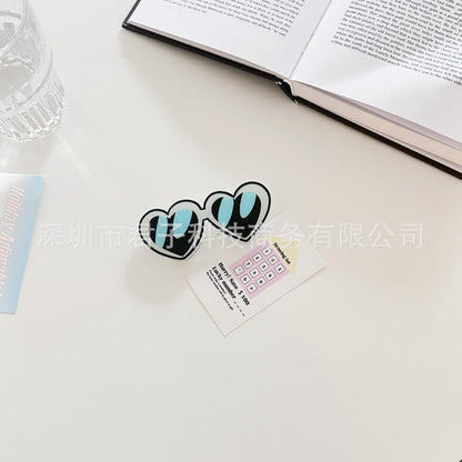 #S0021 Factory Wholesale Sun Glasses PopSockets Desktop phone PopGrip Airbag, adjustable cellphone stand, retractable smartphone holder, phone mount support, Folding Kickstand, handheld accessories