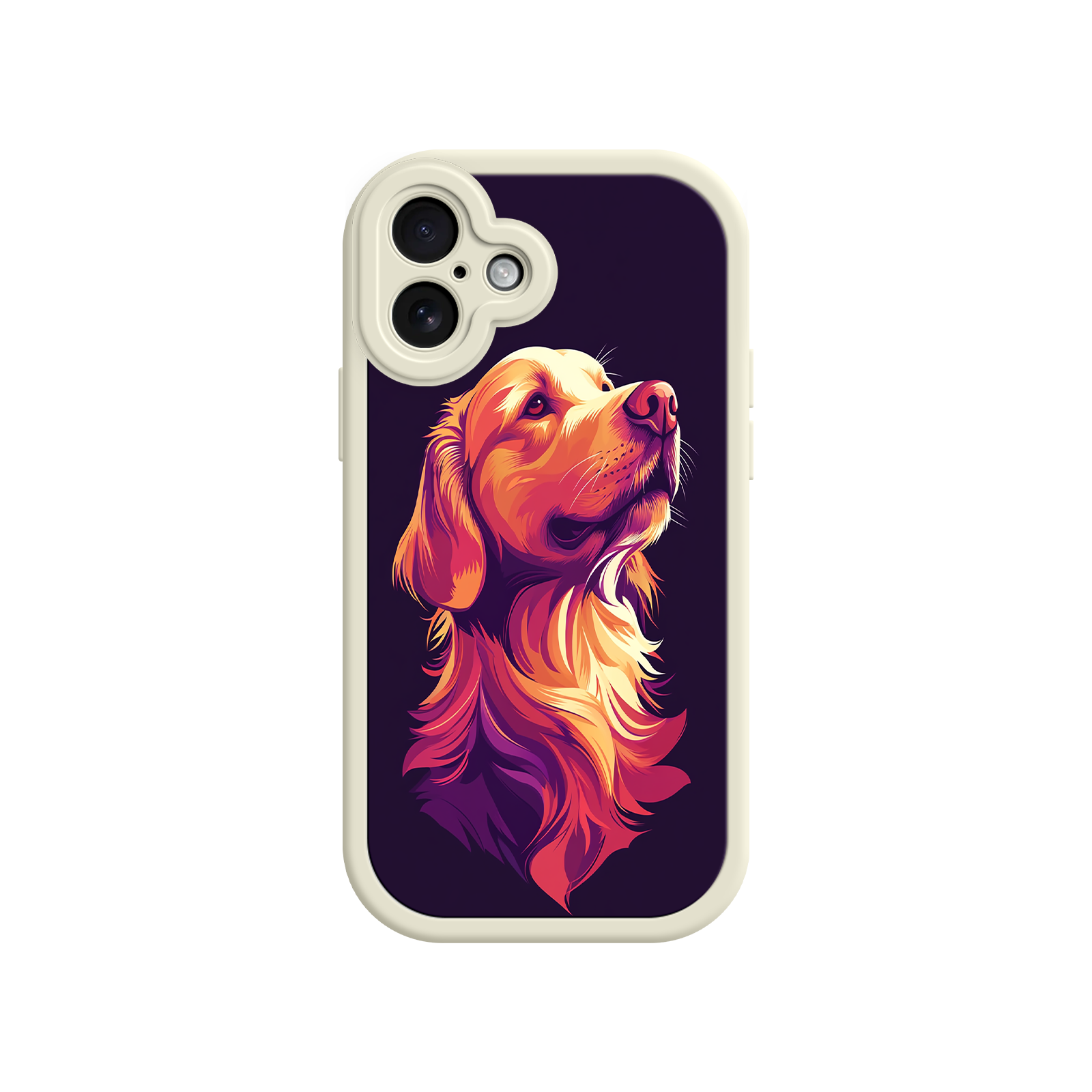 Pet portrait phone case for Golden Retriever fans