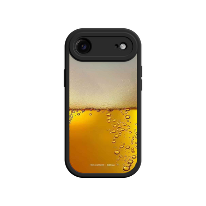 Beer mug phone case with realistic texture