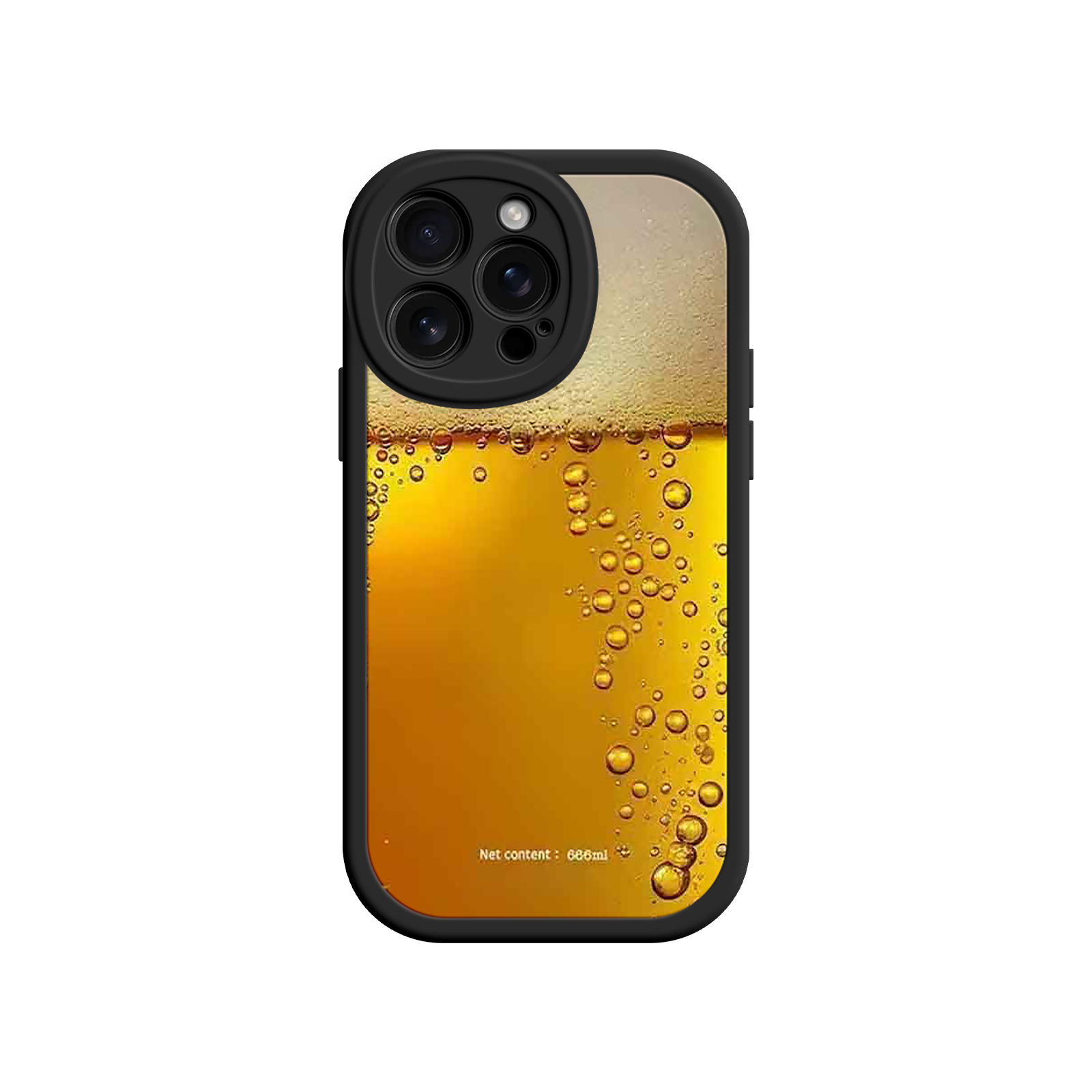 Shockproof beer phone case with foam design
