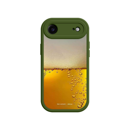 Ale-themed phone case with foam detail