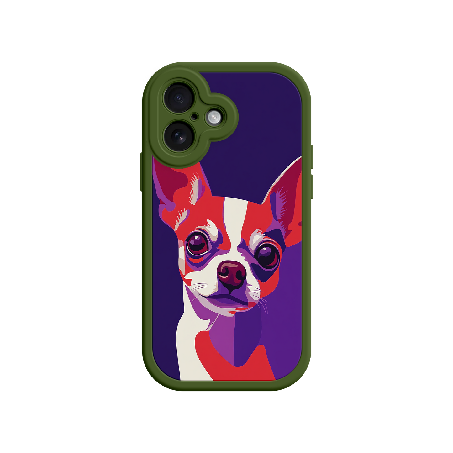 Dog art phone cover for stylish pet owners
