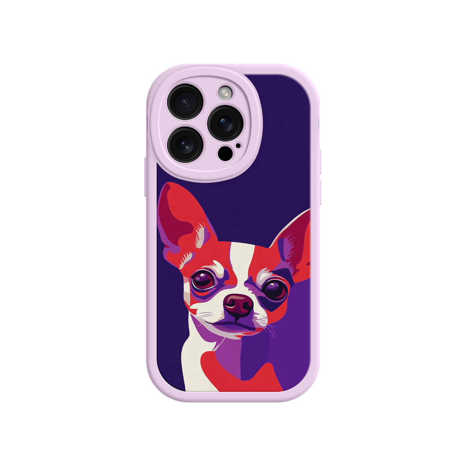 Dog print phone case for animal lovers