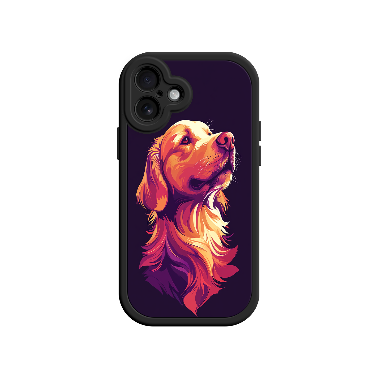 Golden Retriever breed phone case with bold design