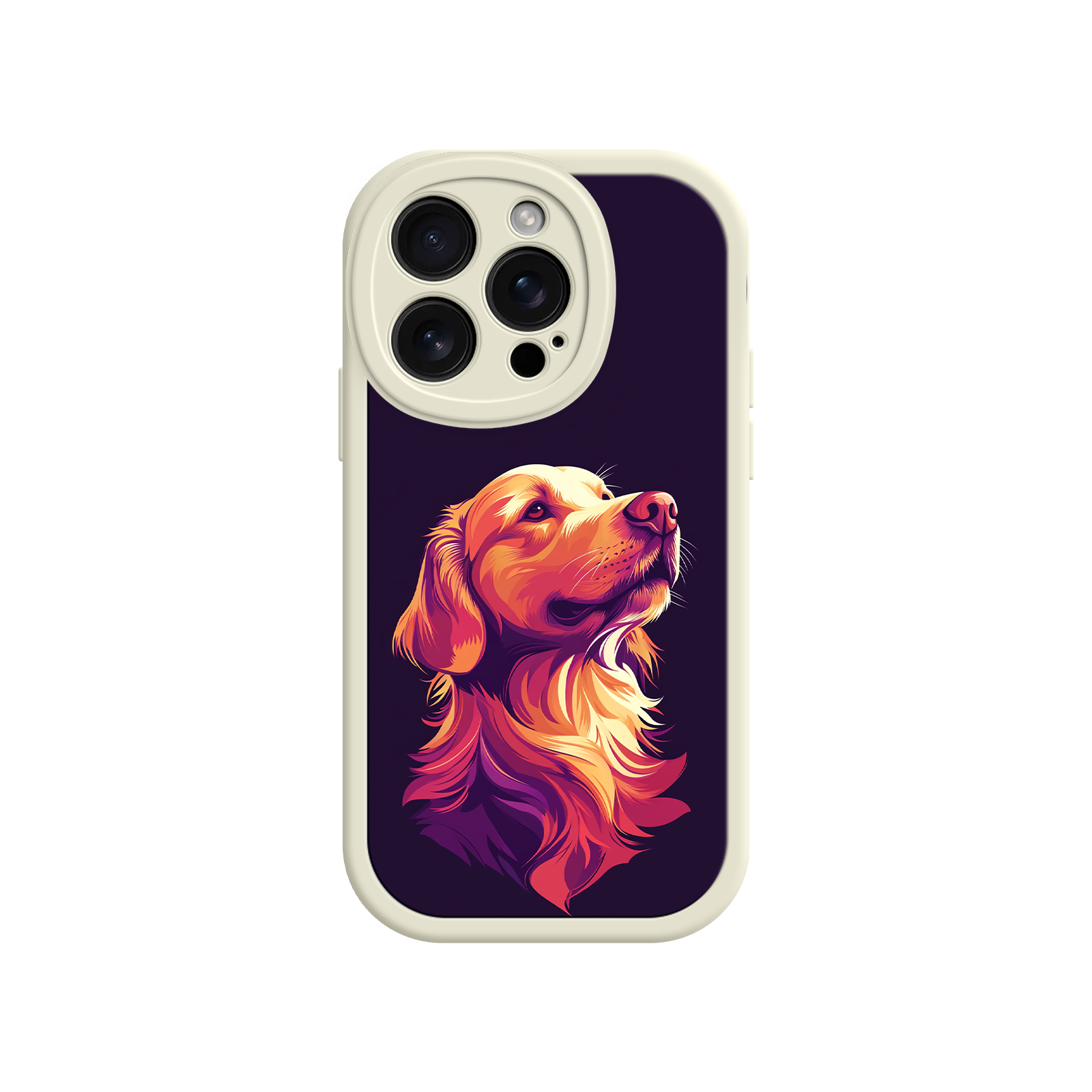 Dog lover phone case with modern art style