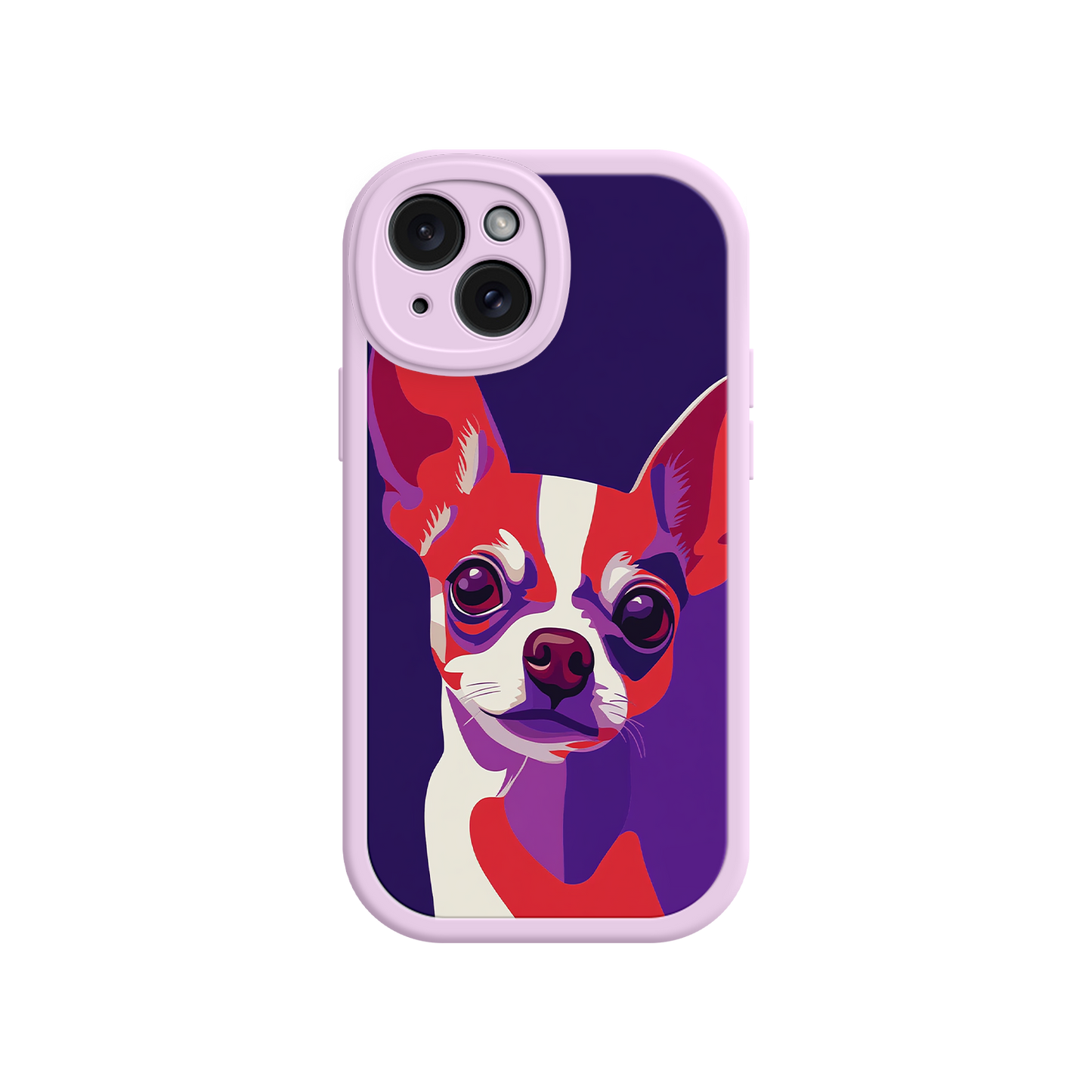 Dog print phone case for iPhone