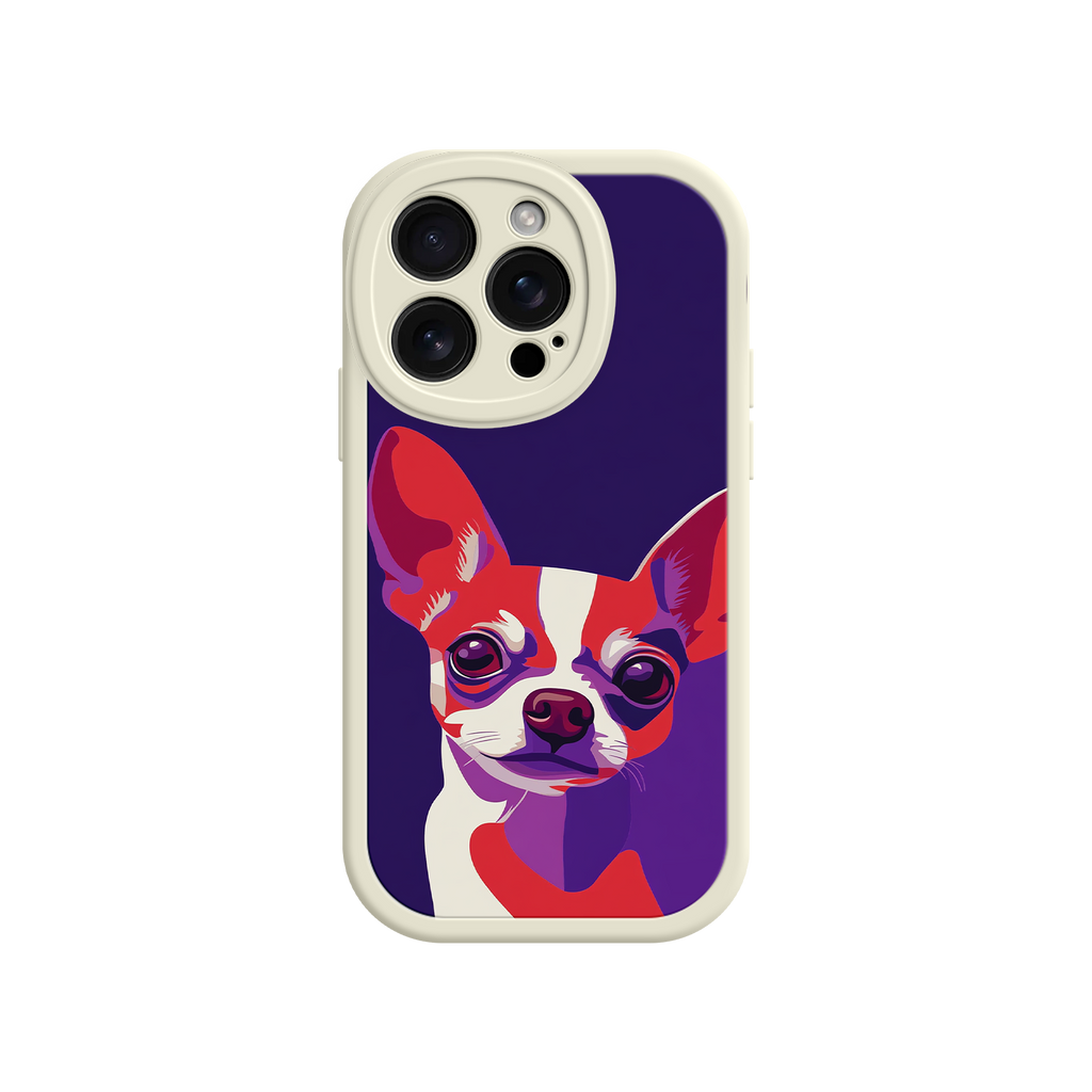 Artistic dog lover phone case with unique style